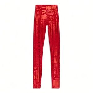 Lululemon Size 8 Red Leggings